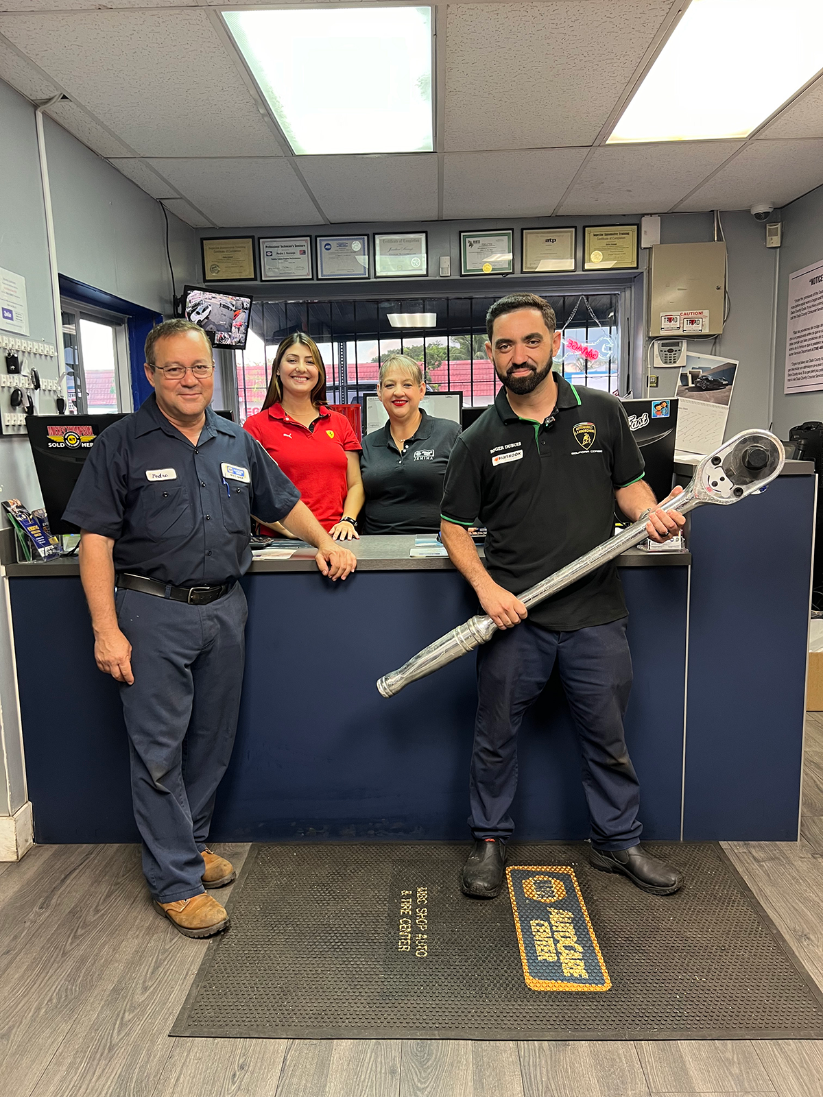 The MBC NAPA Auto Care team